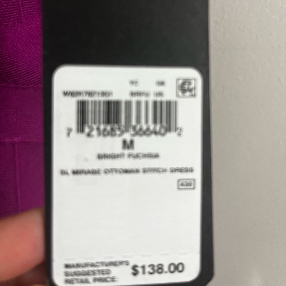 NWT, Guess Brand, Fuchsia, Halter, Body Con style, short, Mini Dress - Picture 8 of 13